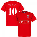 Serbia Tadic 10 Team T-Shirt - Red