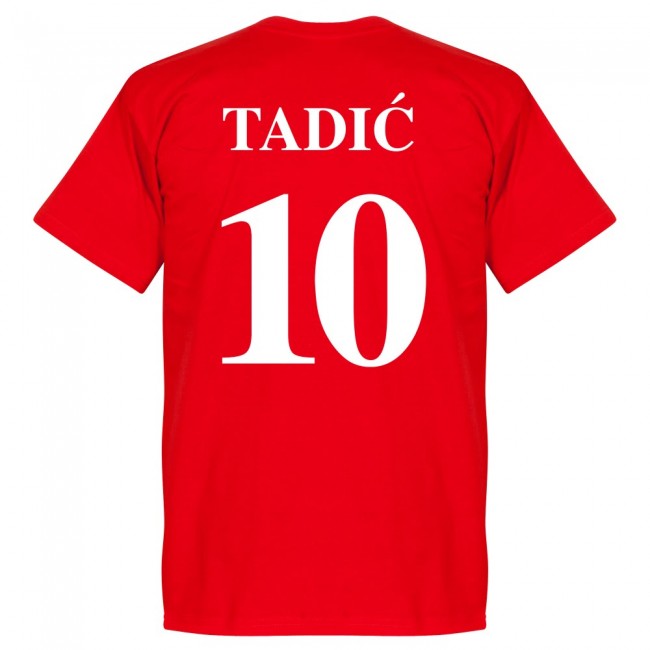 Serbia Tadic 10 Team T-Shirt - Red