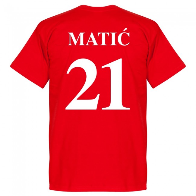 Serbia Matic 21 Team T-Shirt - Red
