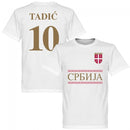 Serbia Tadic 10 Team T-Shirt - White