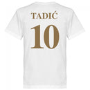 Serbia Tadic 10 Team T-Shirt - White