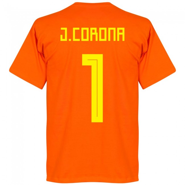 Mexico J. Corona 1 Team T-Shirt - Orange