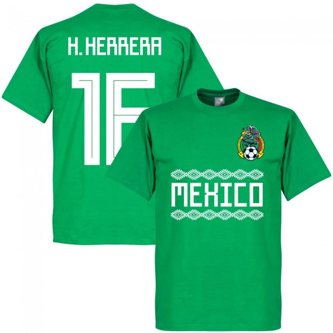 Mexico H. Herrera 16 Team T-Shirt - Green
