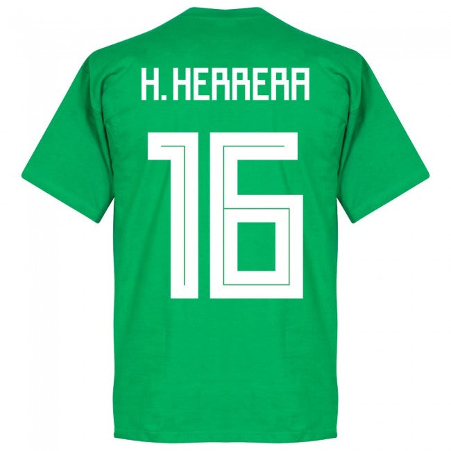 Mexico H. Herrera 16 Team T-Shirt - Green
