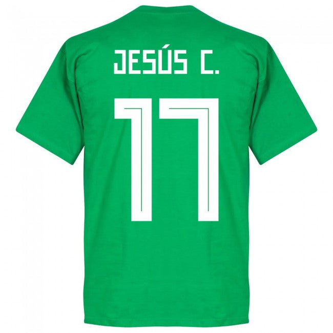 Mexico Jesus C. 17 Team T-Shirt - Green