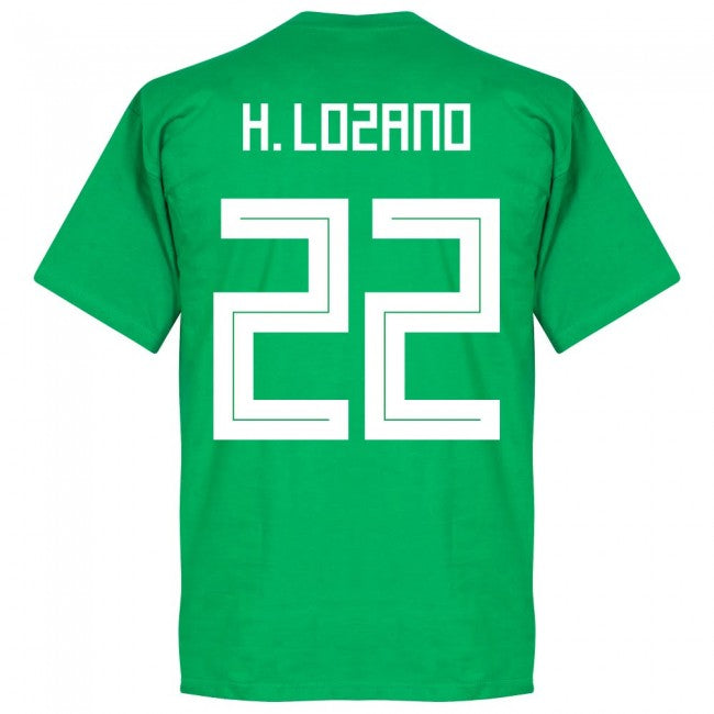 Mexico H. Lozano 22 Team T-Shirt - Green