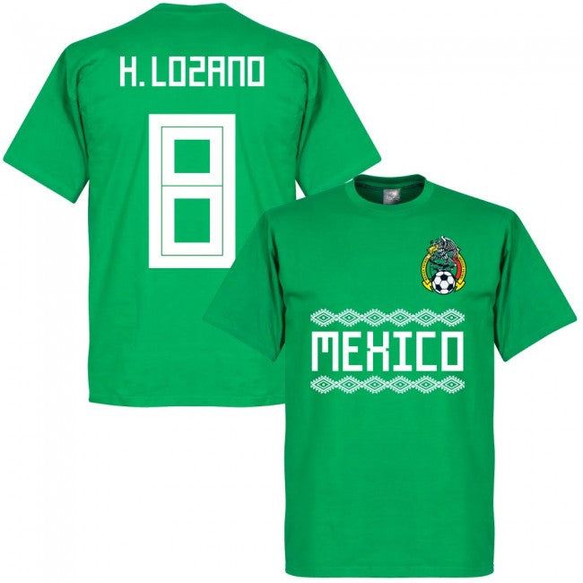 Mexico H. Lozano 8 Team T-Shirt - Green