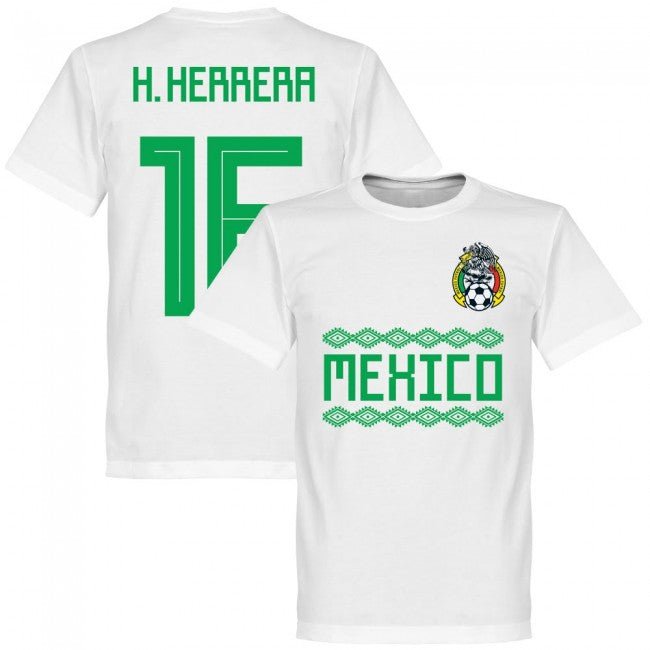 Mexico H. Herrera 16 Team T-Shirt - White