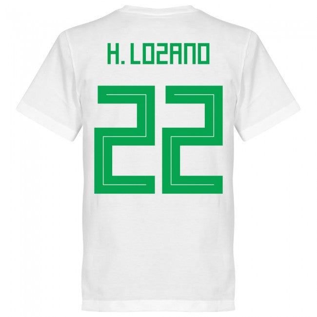 Mexico H. Lozano 22 Team T-Shirt - White