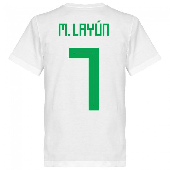 Mexico M. Layun 7 Team T-Shirt - White