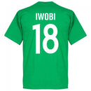 Nigeria Iwobi 18 Team T-Shirt - Green