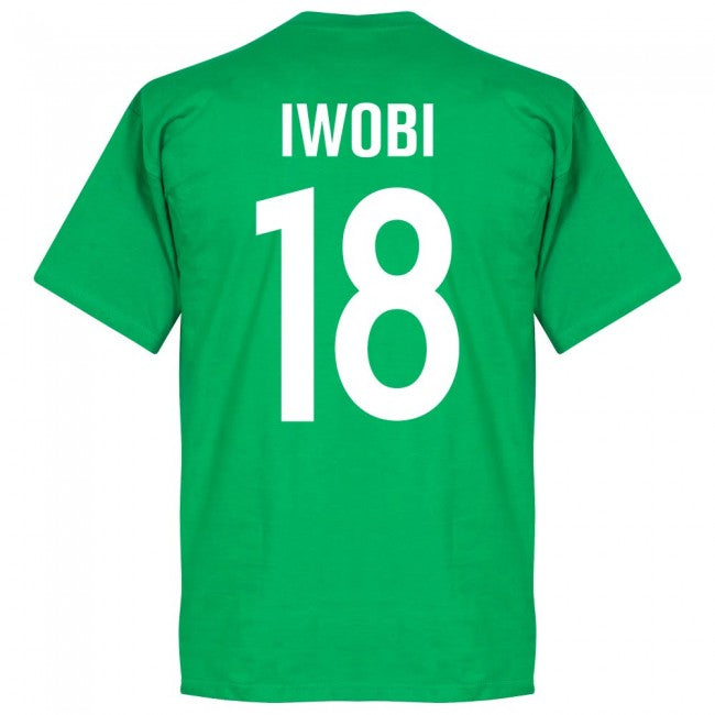 Nigeria Iwobi 18 Team T-Shirt - Green
