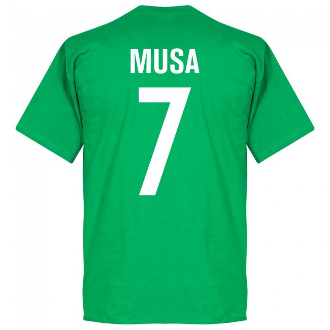 Nigeria Musa 7 Team T-Shirt - Green