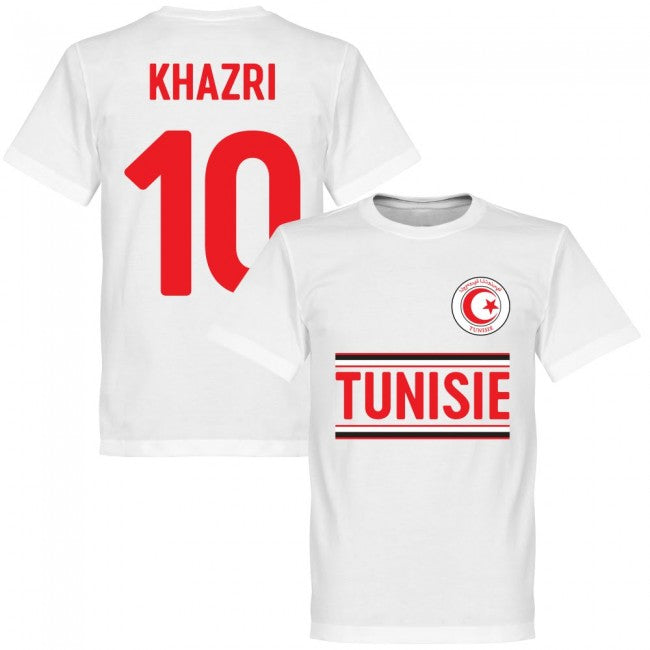 Tunisia Khazri 10 Team T-Shirt - White