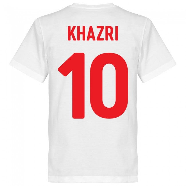 Tunisia Khazri 10 Team T-Shirt - White