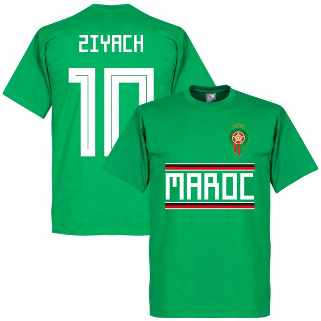 Morocco Ziyach 10 Team T-Shirt - Green