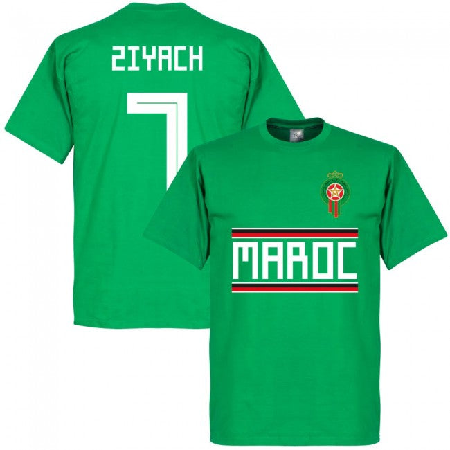 Morocco Ziyach 7 Team T-Shirt - Green