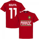 Morocco Boufal 11 Team T-Shirt - Red