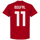 Morocco Boufal 11 Team T-Shirt - Red