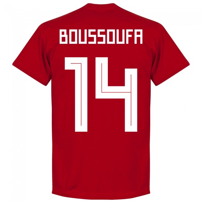 Morocco Boussoufa 14 Team T-Shirt - Red