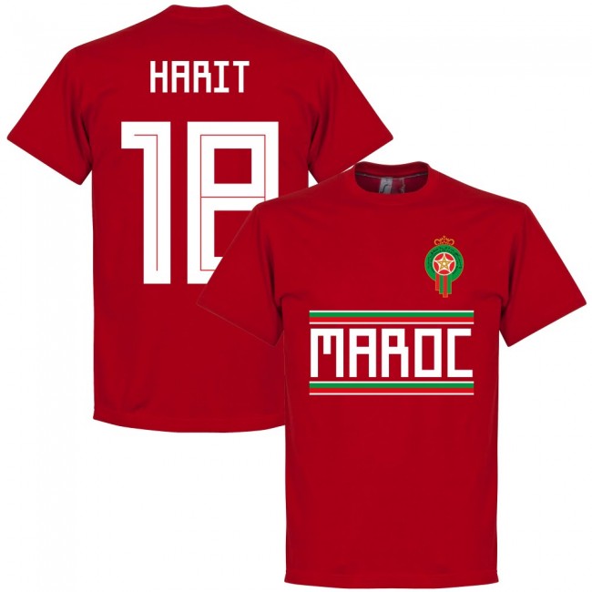 Morocco Harit 18 Team T-Shirt - Red