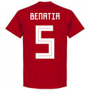 Morocco Benatia 5 Team T-Shirt - Red