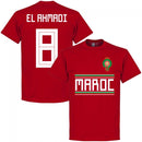 Morocco El Ahmadi 8 Team T-Shirt - Red
