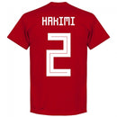 Morocco Hakimi Team T-Shirt - Red