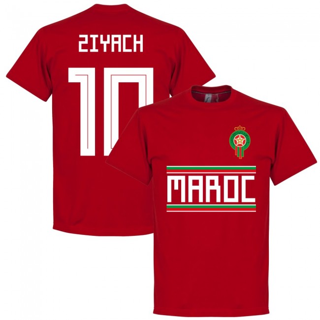 Morocco Ziyach 10 Team T-Shirt - Red