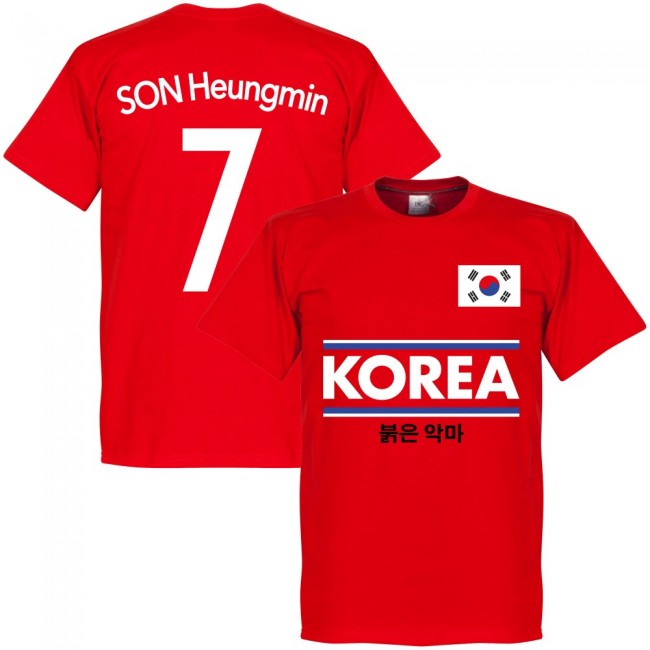 Korea Son 7 Team T-Shirt - Red