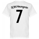Korea Son 7 Team T-Shirt - White