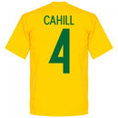Australia Cahill 4 Team T-Shirt - Yellow