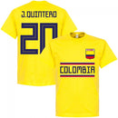 Colombia J.Quintero 13 Team T-shirt - Yellow