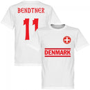 Denmark Bendtner 11 Team T-Shirt - White