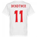 Denmark Bendtner 11 Team T-Shirt - White