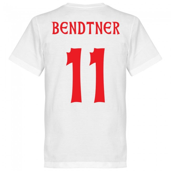 Denmark Bendtner 11 Team T-Shirt - White