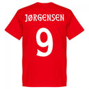 Denmark Jørgensen 9 Team T-Shirt - Red