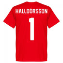 Iceland Halldorsson 1 Team KIDS T-Shirt - Red