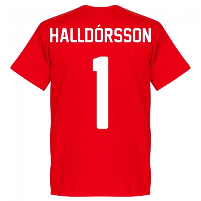 Iceland Halldorsson 1 Team KIDS T-Shirt - Red