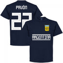Argentina Pavon 22 Away Team T-shirt - Navy