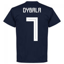 Argentina Dybala 7 Team T-Shirt - Navy