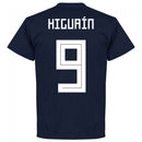 Argentina Higuain 9 Team T-Shirt - Navy