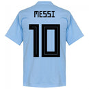 Argentina Messi 10 Team T-Shirt - Sky