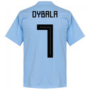 Argentina Dybala 7 Team T-Shirt - Sky