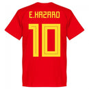 Belgium Hazard 10 Team KIDS T-shirt - Red