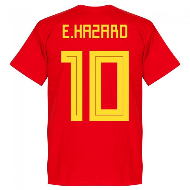 Belgium Hazard 10 Team T-Shirt - Red