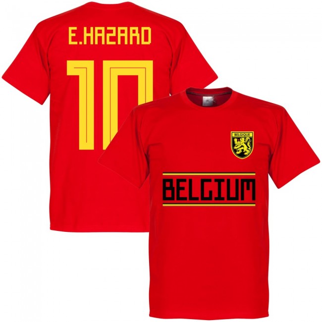 Belgium Hazard 10 Team T-Shirt - Red