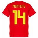Belgium Mertens 14 Team T-Shirt - Red