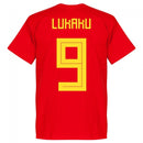 Belgium Lukaku 9 Team T-Shirt - Red