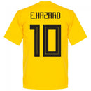 Belgium Hazard 10 Team T-Shirt - Yellow